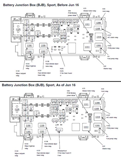 2005 explorer battery junction box bjb site www.explorerforum.com|2005 explorer battery box diagram.